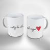 Taza "Contigo la vida sabe mejor"