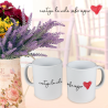 Taza "Contigo la vida sabe mejor"
