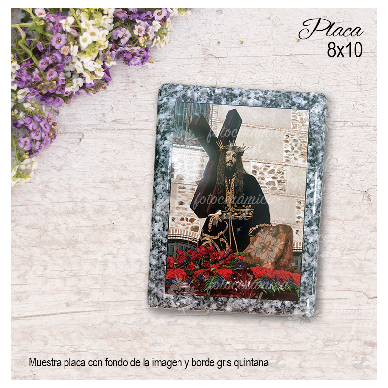 Placa Rectangular Especial Funeraria