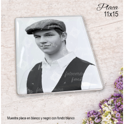 Placa Rectangular Especial Funeraria