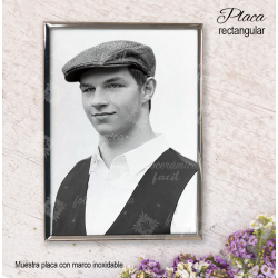 Placa Rectangular Especial Funeraria