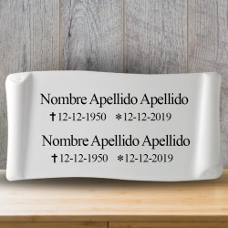Pergamino 11x22 cm.
