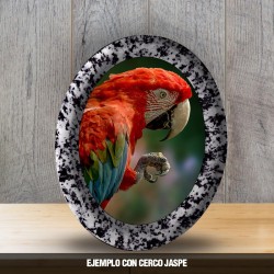 Placa Oval 3D Especial Mascotas