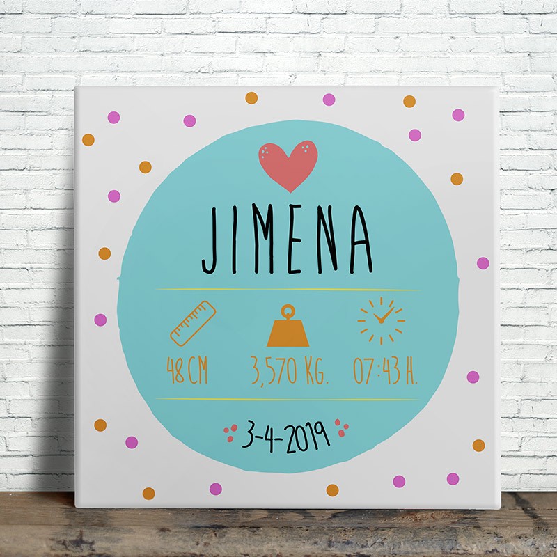 Azulejo modelo Natalicio Colores