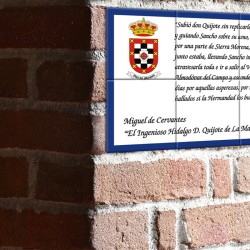 Mural con azulejos de 15x15 cm.