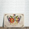 Placa heráldica regalo Bodas de Oro