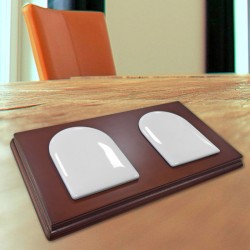 Pack - 2 capillas personalizadas sobre base de madera