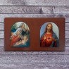 Pack - Religioso. 2 capillas sobre base de madera