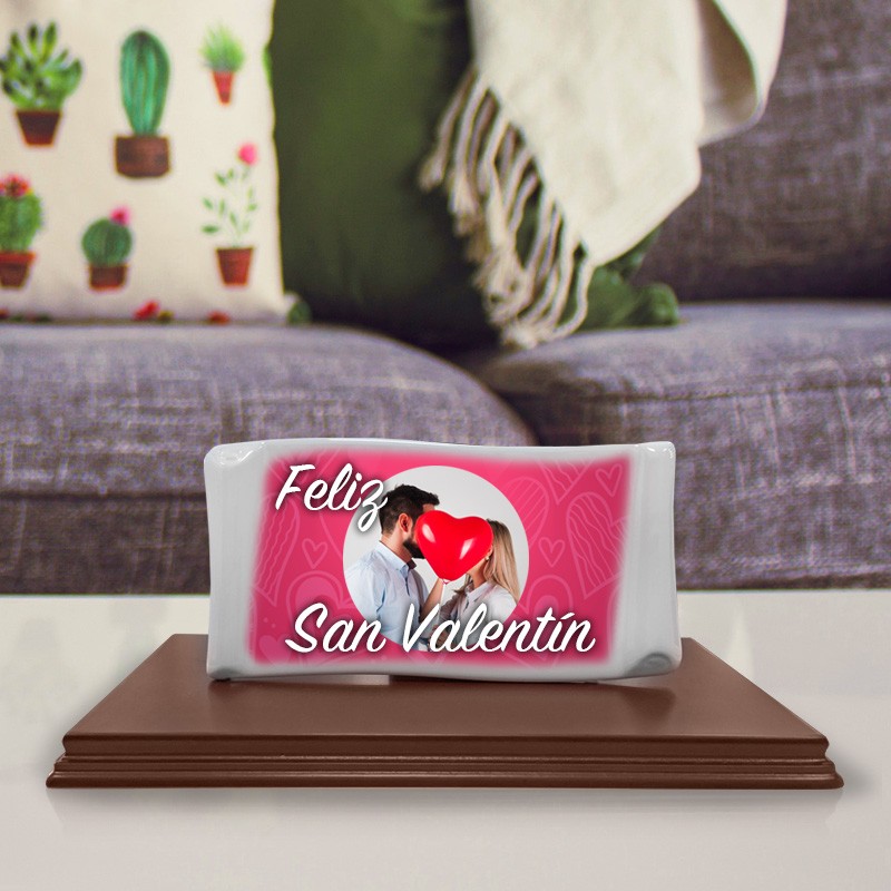 Pack - Pergamino personalizado y base de madera